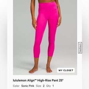 Lululemon Align 25”